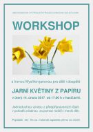 Workshop Jarní květiny z papíru 1